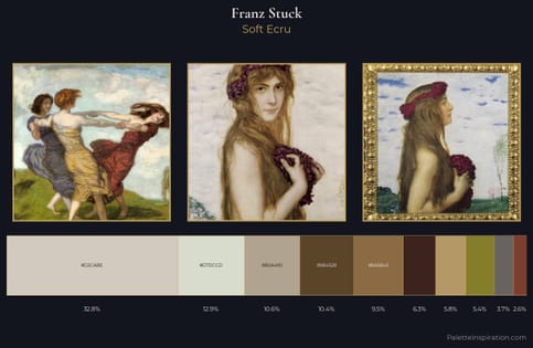 Franz Stuck Palette 4 - Soft Ecru