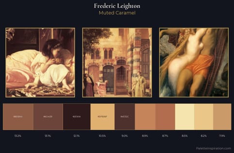 Frederic Leighton Palette 3 - Muted Caramel