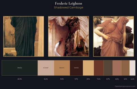 Frederic Leighton Palette 8 - Shadowed Gamboge