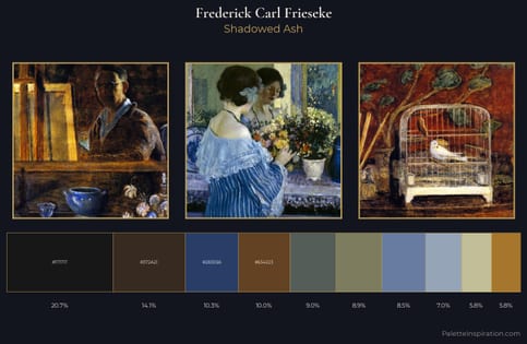 Frederick Carl Frieseke Palette 7
