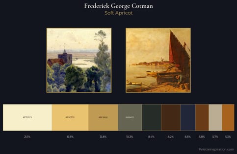Frederick George Cotman Palette 5 - Soft Apricot