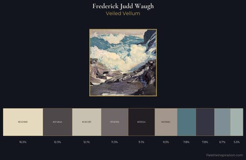 Frederick Judd Waugh Palette 3