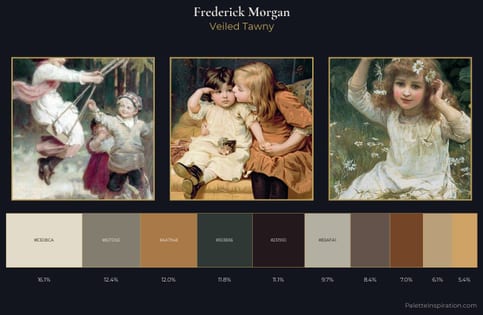 Frederick Morgan Palette 3 - Veiled Tawny
