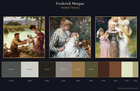 Frederick Morgan Palette 5 - Veiled Tawny