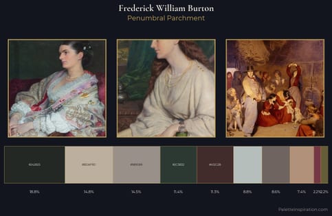 Frederick William Burton Palette 3 - Penumbral Parchment