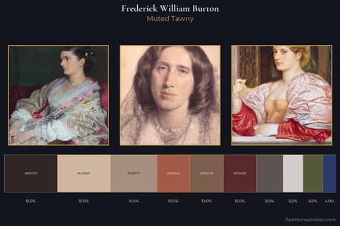 Frederick William Burton Master Palette