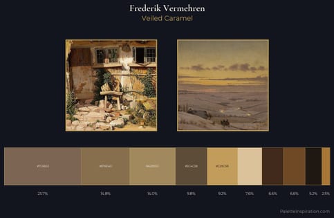 Frederik Vermehren Palette 1 - Veiled Caramel