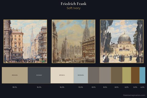 Friedrich Frank Master Palette - Soft Ivory
