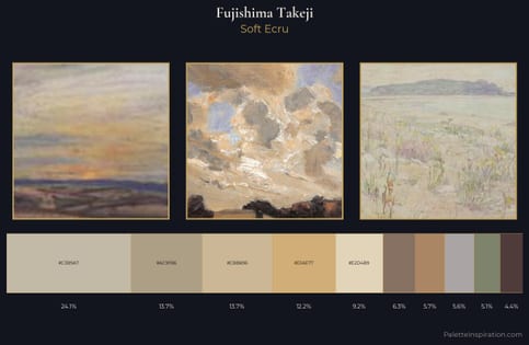 Fujishima Takeji Palette 1 - Soft Ecru
