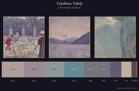 Fujishima Takeji Palette 3