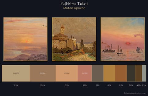Fujishima Takeji Palette 5