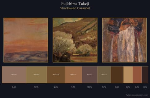 Fujishima Takeji Palette 11 - Shadowed Caramel