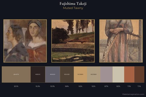 Fujishima Takeji Master Palette
