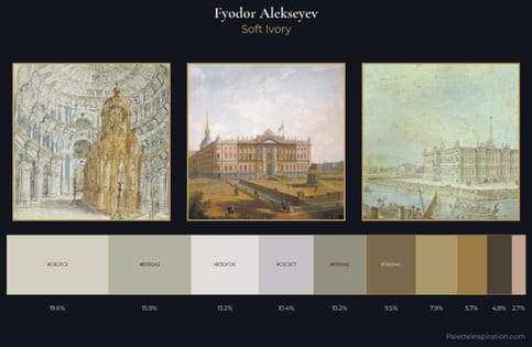 Fyodor Alekseyev Palette 2 - Soft Ivory