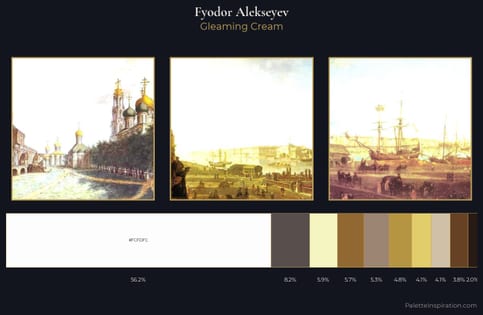 Fyodor Alekseyev Palette 3 - Gleaming Cream