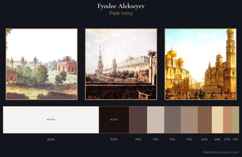 Fyodor Alekseyev Palette 5 - Pale Ivory
