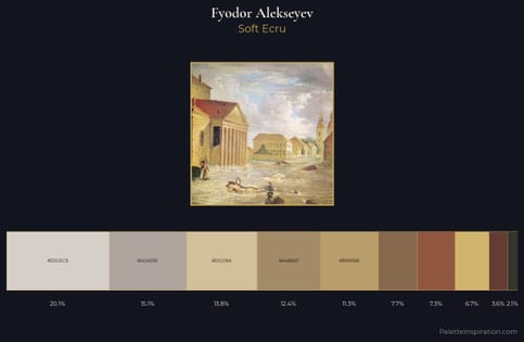 Fyodor Alekseyev Palette 6 - Soft Ecru