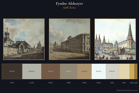 Fyodor Alekseyev Master Palette - Soft Ecru
