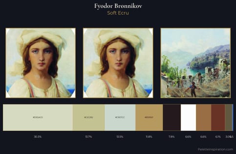 Fyodor Bronnikov Palette 2 - Soft Ecru