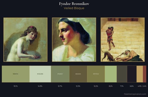 Fyodor Bronnikov Palette 3 - Veiled Bisque