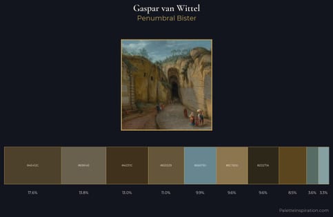 Gaspar van Wittel Palette 5 - Penumbral Bister