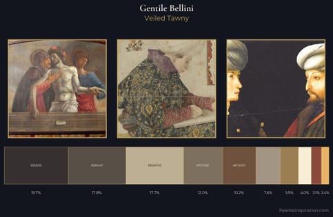 Gentile Bellini Palette 2 - Veiled Tawny
