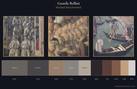Gentile Bellini Palette 4 - Muted Parchment