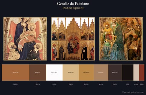 Gentile da Fabriano Palette 1 - Muted Apricot