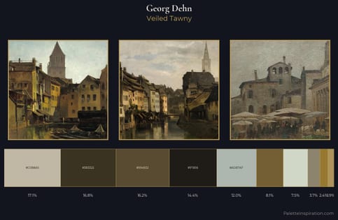 Georg Dehn Palette 1 - Veiled Tawny