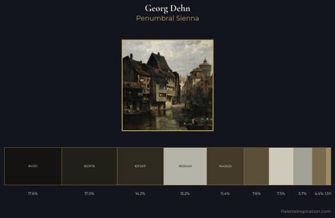 Georg Dehn Palette 2 - Penumbral Sienna