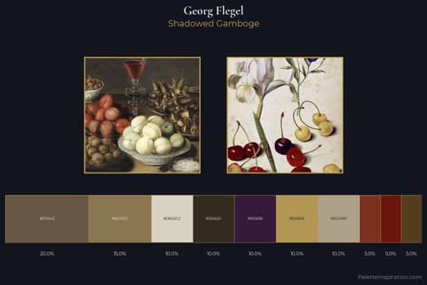 Georg Flegel Master Palette - Shadowed Gamboge