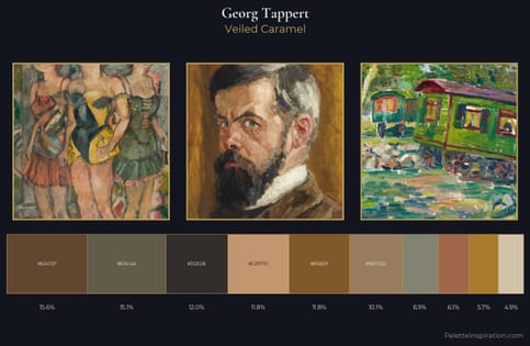 Georg Tappert Palette 3 - Veiled Caramel