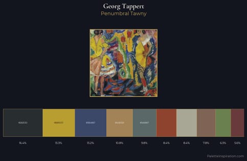 Georg Tappert Palette 5 - Penumbral Tawny
