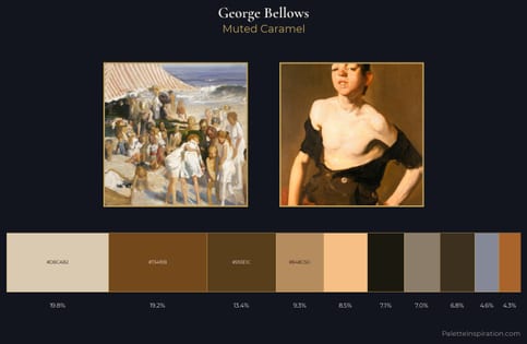 George Bellows Palette 3 - Muted Caramel