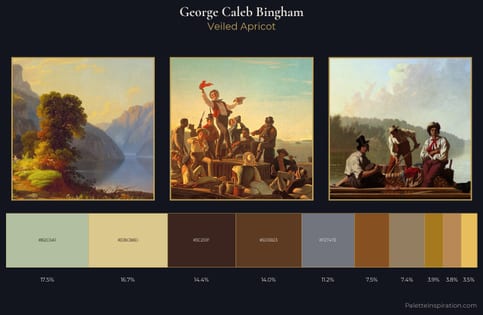 George Caleb Bingham Palette 2 - Veiled Apricot
