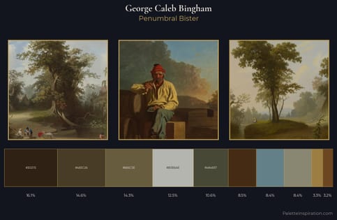 George Caleb Bingham Palette 7 - Penumbral Bister