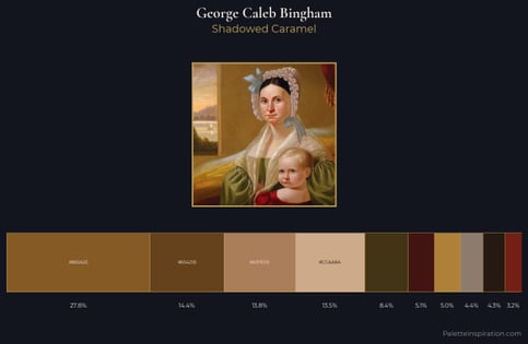 George Caleb Bingham Palette 8 - Shadowed Caramel