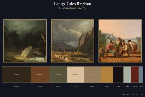 George Caleb Bingham Master Palette - Penumbral Tawny