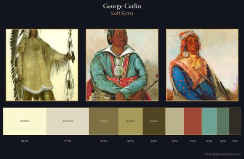 George Catlin Palette 1 - Soft Ecru