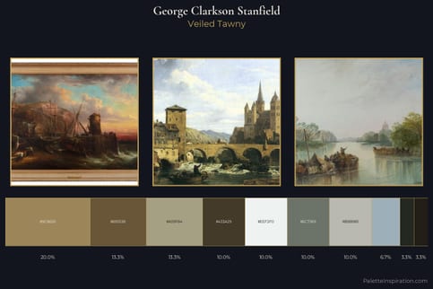George Clarkson Stanfield Master Palette