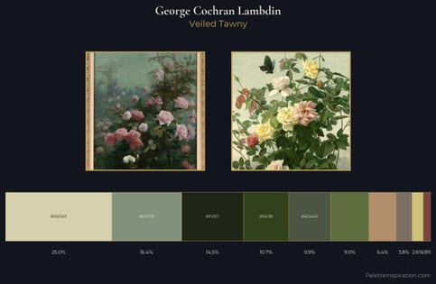 George Cochran Lambdin Palette 1 - Veiled Tawny