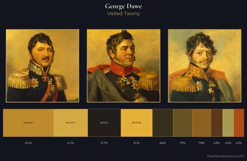 George Dawe Palette 1 - Veiled Tawny