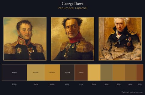 George Dawe Palette 6 - Penumbral Caramel