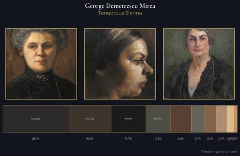 George Demetrescu Mirea Palette 6 - Tenebrous Sienna