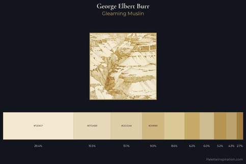 George Elbert Burr Master Palette - Gleaming Muslin
