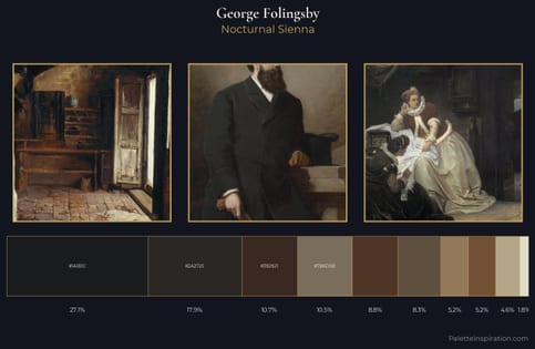 George Folingsby Palette 1 - Nocturnal Sienna