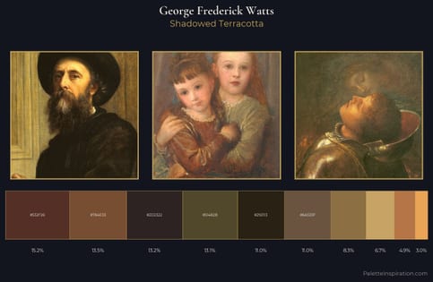 George Frederick Watts Palette 7 - Shadowed Terracotta