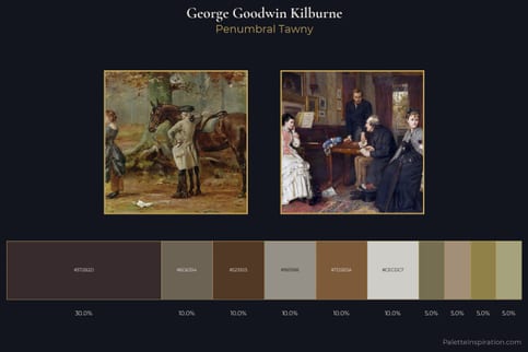 George Goodwin Kilburne Master Palette - Penumbral Tawny