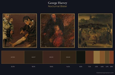 George Harvey Palette 9 - Nocturnal Bister