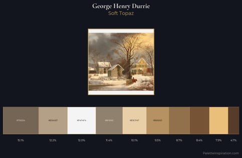 George Henry Durrie Palette 1